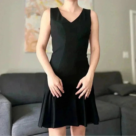NWT Diane Von Fustenberg Clara Shift Mini Dress - Black - Size 2 - Picture 2 of 14